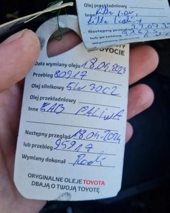 Toyota Proace City Verso cena 34900 przebieg: 88500, rok produkcji 2020 z Lipno małe 352